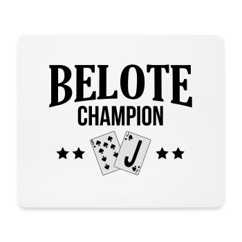 Jeu de cartes / Tarot / Belote / Rami / Poker - Tapis de souris (format paysage) - blanc - Devant