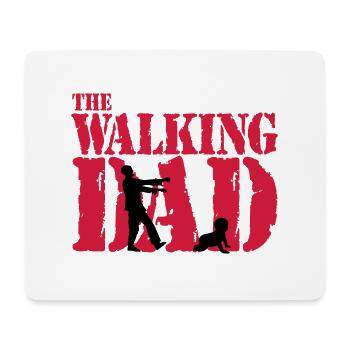 WALKING DAD - Mouse Pad (horizontal) - white - Front