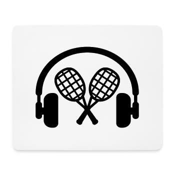 Squash Sport Game Match Champion Victory - Mouse Pad (horizontal) - white - Front