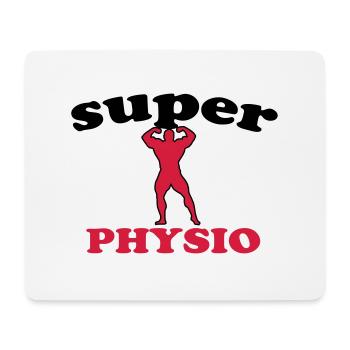 Super physio - Mousepad (Querformat) - Weiß - Vorne