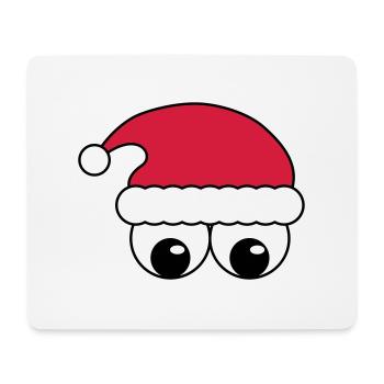 Le père noël - Tapis de souris (format paysage) - blanc - Devant