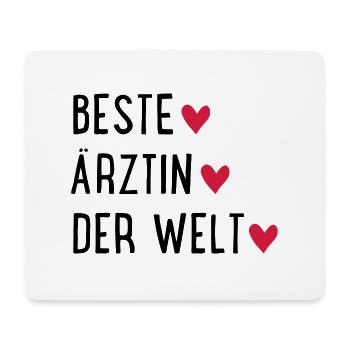 Ärztin - Mousepad (Querformat) - Weiß - Vorne