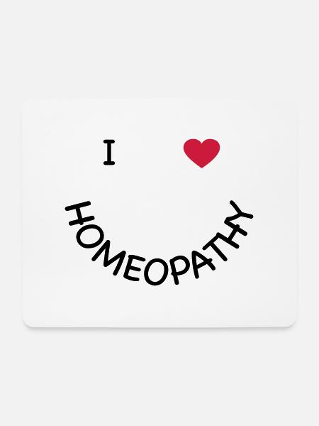 Ich liebe Homöopathie - Mousepad (Querformat) - Weiß