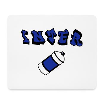 Inter Graffiti - Mousepad (Querformat) - Weiß - Vorne