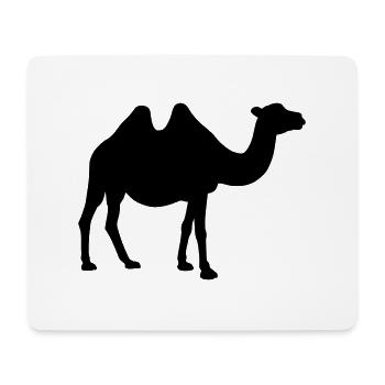 Camel Silhouette - Mouse Pad (horizontal) - white - Front