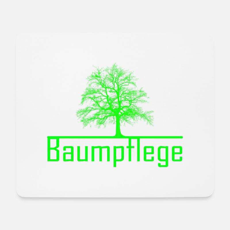 Baumpflege - Mousepad (Querformat) - Weiß