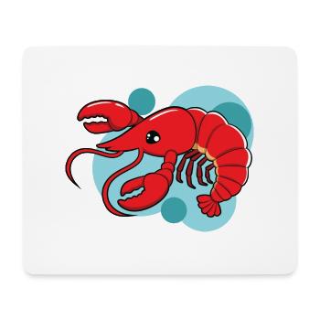 lobster - Mouse Pad (horizontal) - white - Front
