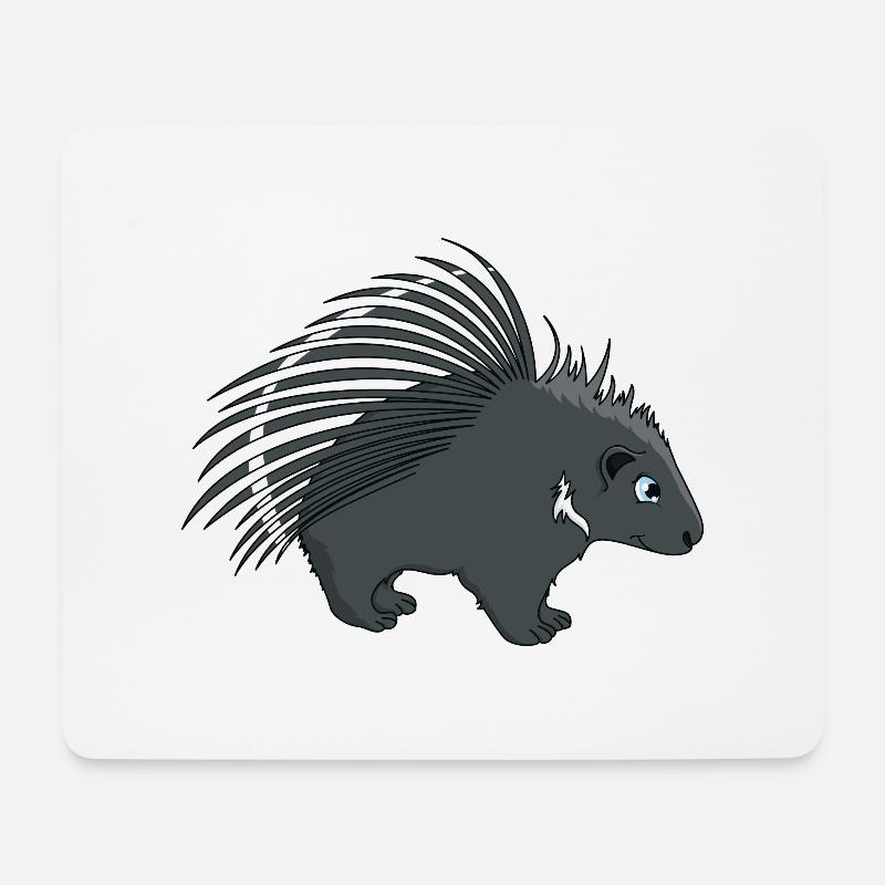 Porcupine - Mouse Pad (horizontal) - white
