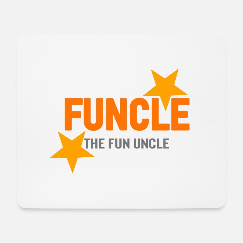 funcle the fun uncle - Mouse Pad (horizontal) - white