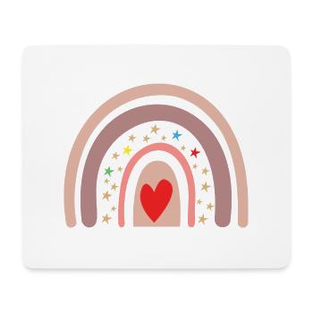 Arc-en-ciel - Tapis de souris (format paysage) - blanc - Devant