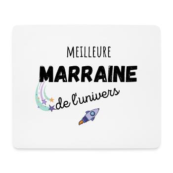 meilleure marraine de l'univers cadeau marraine - Tapis de souris (format paysage) - blanc - Devant