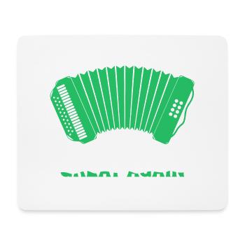 Make Polka Music Great Again Music Accordion - Mouse Pad (horizontal) - white - Front