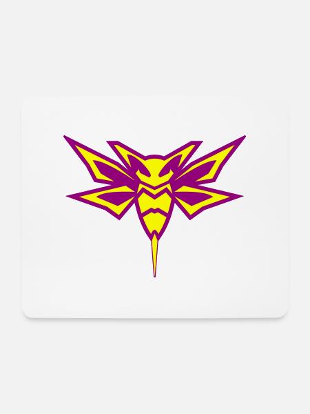 hornisse hornet - Mousepad (Querformat) - Weiß