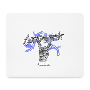 French fries fork Lauterfuchs - Mouse Pad (horizontal) - white - Front
