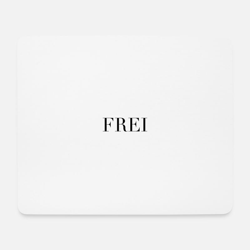 FREI - Mousepad (Querformat) - Weiß