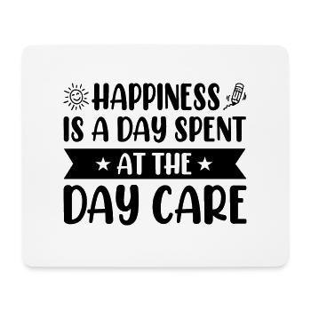 Happiness Is A Day Spent At The Day Care Babysitte - Mousepad (Querformat) - Weiß - Vorne