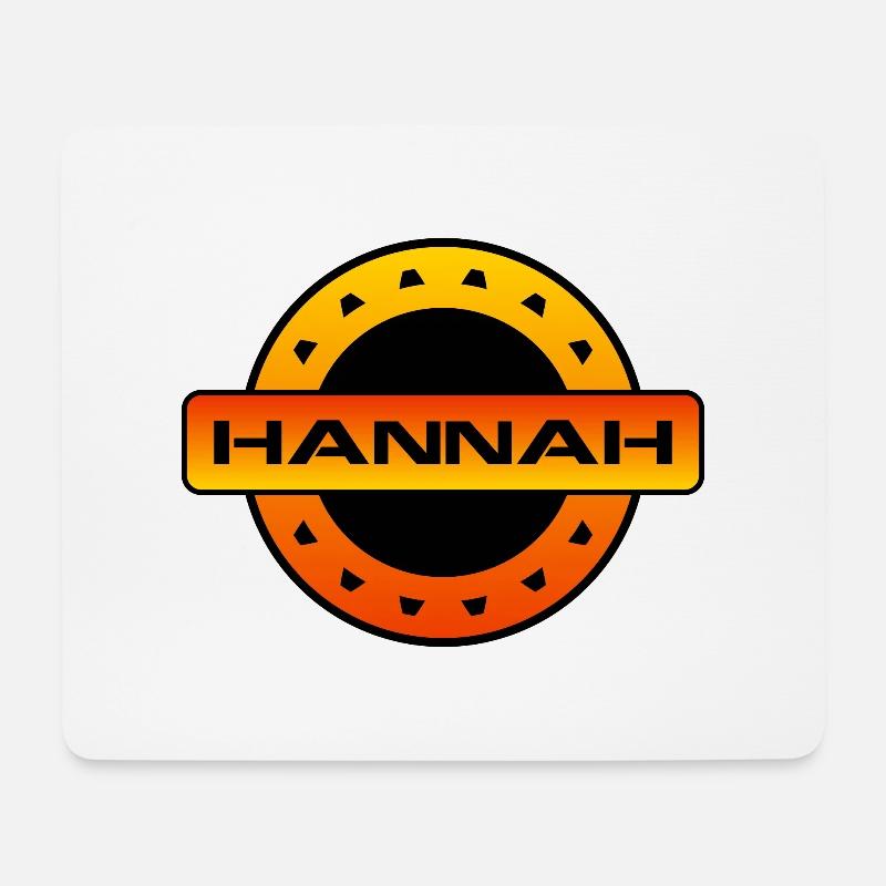HANNAH. MY NAME IS HANNAH. SAMER BRASIL - Mouse Pad (horizontal) - white