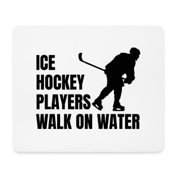 Joueurs de hockey sur glace Fan de hockey sur glace Équipe de hockey sur glace - Tapis de souris (format paysage) - blanc - Devant