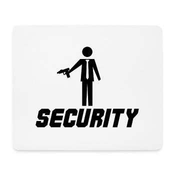 Security Design 001 - Mouse Pad (horizontal) - white - Front