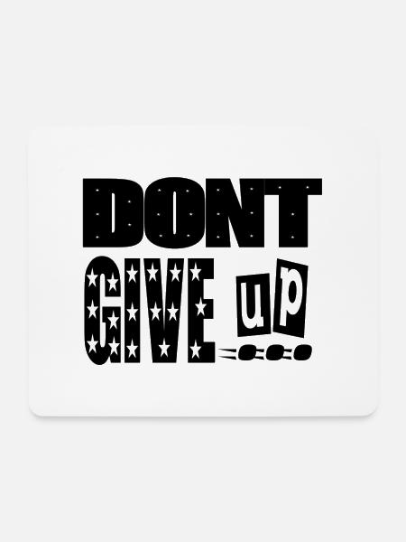 of which give up - Mouse Pad (horizontal) - white