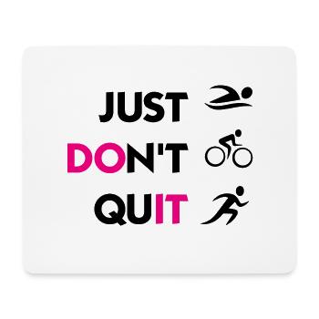 Triathlon Natation Bike Run Marathon - Tapis de souris (format paysage) - blanc - Devant