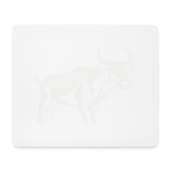 Bull Guardian - Mouse Pad (horizontal) - white - Front