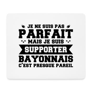 Homme Bayonnais Bayonne Rugbyman Rugby Humour - Tapis de souris (format paysage) - blanc - Devant