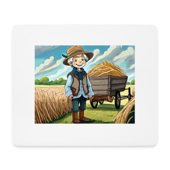 Illustrierter Comic für Kinderreime - Heigh-ho - Mousepad (Querformat) - Weiß - Vorne