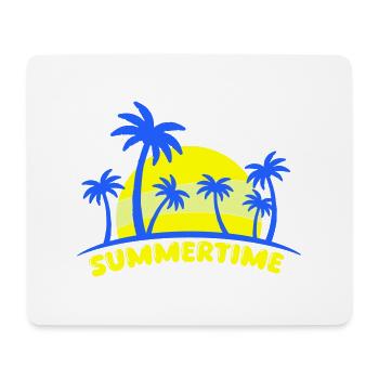 Été - Tapis de souris (format paysage) - blanc - Devant