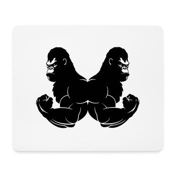 gorilla 2 - Mousepad (Querformat) - Weiß - Vorne