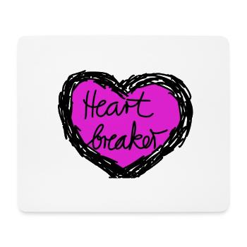 Heartbreaker1 - Mousepad (Querformat) - Weiß - Vorne