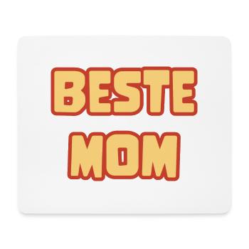Supermama in Comic-Schrift - Mousepad (Querformat) - Weiß - Vorne