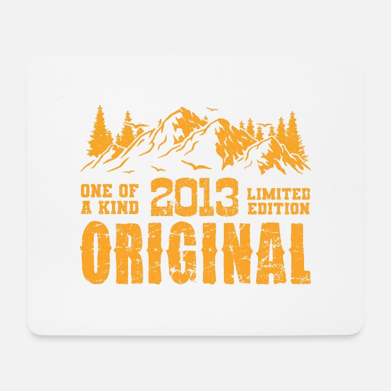 Geburtstagsgeschenk 2013 - 2013 - Mousepad (Querformat) - Weiß