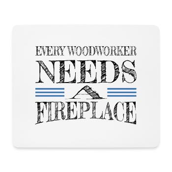 quote construction carpenter carpentry lumberman - Mousepad (Querformat) - Weiß - Vorne