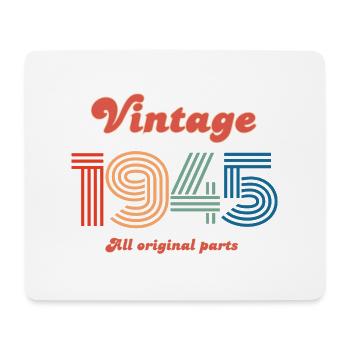 Jahrgang 1945 alle Originalteile - Mousepad (Querformat) - Weiß - Vorne