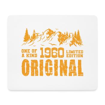 1960 - 1960 Geburtstagsgeschenk - Mousepad (Querformat) - Weiß - Vorne