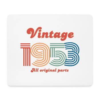 Jahrgang 1953 alle Originalteile - Mousepad (Querformat) - Weiß - Vorne