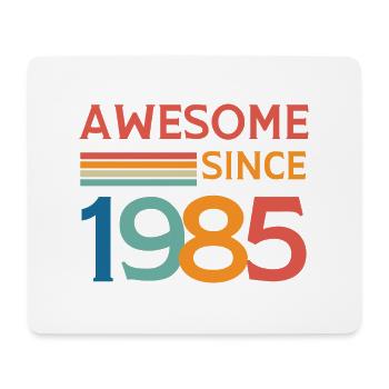 Awesome since 1985 - Mouse Pad (horizontal) - white - Front