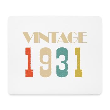 2016 Vintage Édition limitée Cadeau - Tapis de souris (format paysage) - blanc - Devant