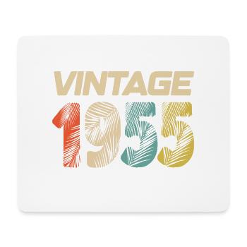 Vintage 1955 Retro - Best-seller - Tapis de souris (format paysage) - blanc - Devant