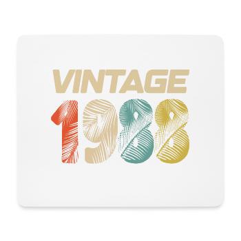 Vintage 1988 Retro - Best-seller - Tapis de souris (format paysage) - blanc - Devant