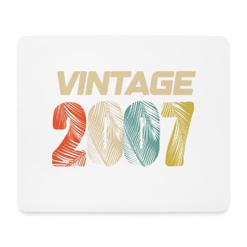 Jahrgang 2007 Retro - Bestseller - Mousepad (Querformat) - Weiß - Vorne