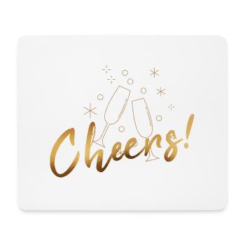 Cheers - Mousepad (Querformat) - Weiß - Vorne