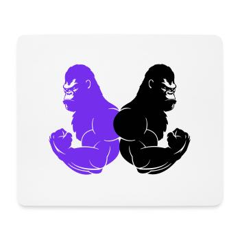 gorilla - Mouse Pad (horizontal) - white - Front