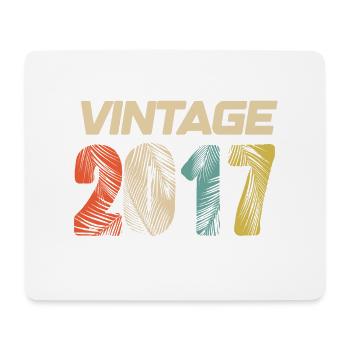 Vintage 2017 Retro - Best-seller - Tapis de souris (format paysage) - blanc - Devant
