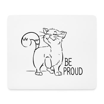 Cat Lower Austria Pride BE PROUD - Mouse Pad (horizontal) - white - Front
