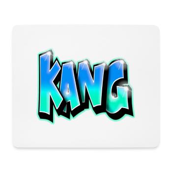 KANG GRAFFITI NAME PRINT - Mouse Pad (horizontal) - white - Front