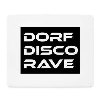 Dorf Disco Rave - Mousepad (Querformat) - Weiß - Vorne