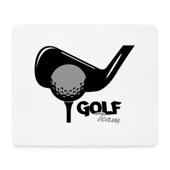 golf team - Mousepad (Querformat) - Weiß - Vorne