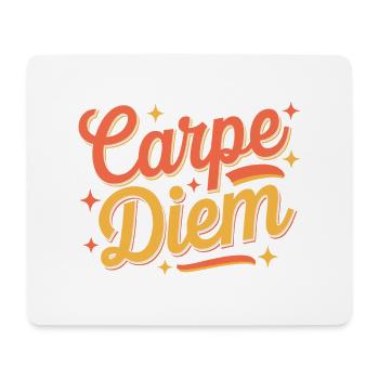Carpe Diem - Tapis de souris (format paysage) - blanc - Devant